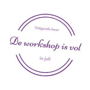 Workshop volgende keer in maart